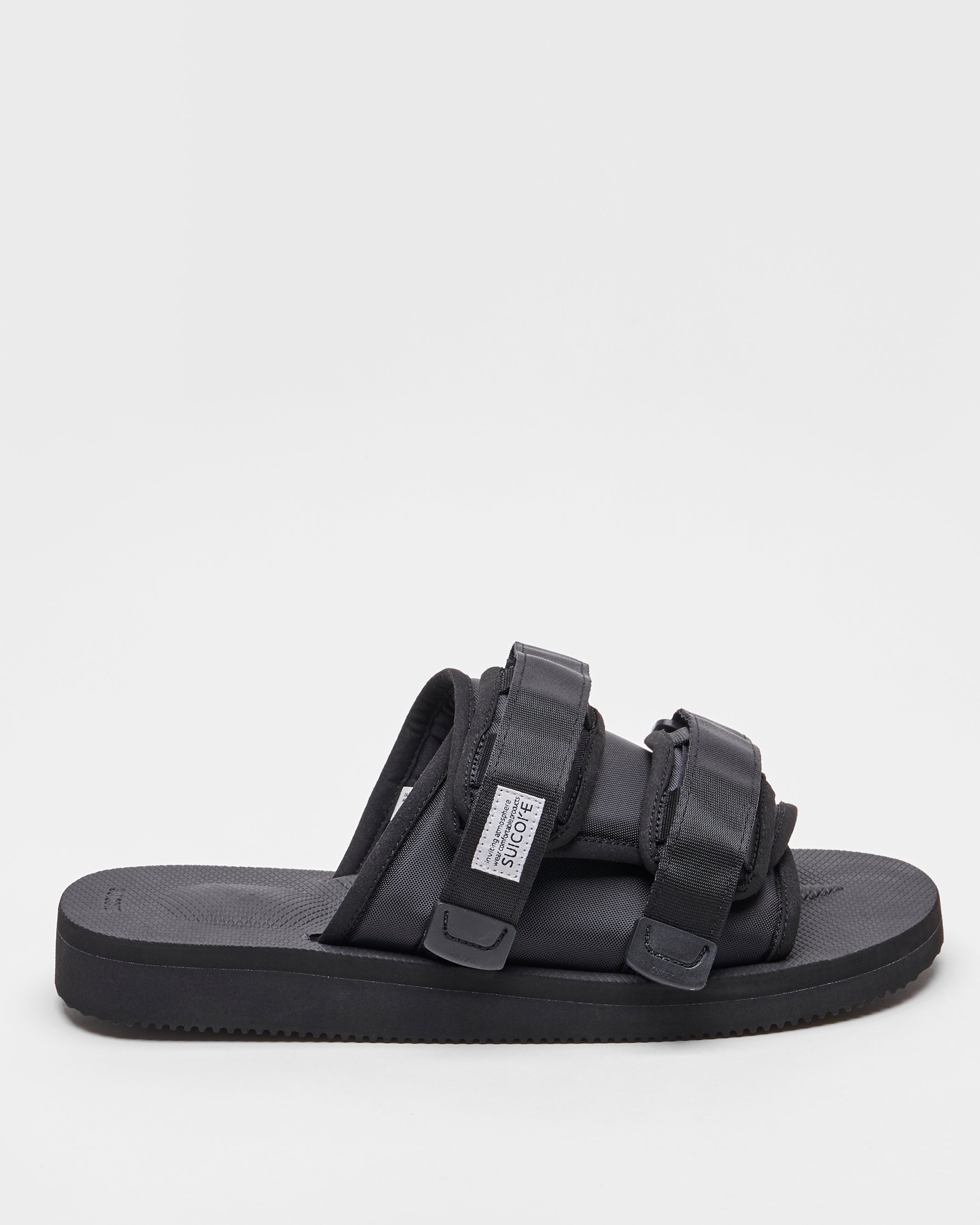 Buy Suicoke White Moto-Cab Sandals in Nylon for Men in Oman | Ounass