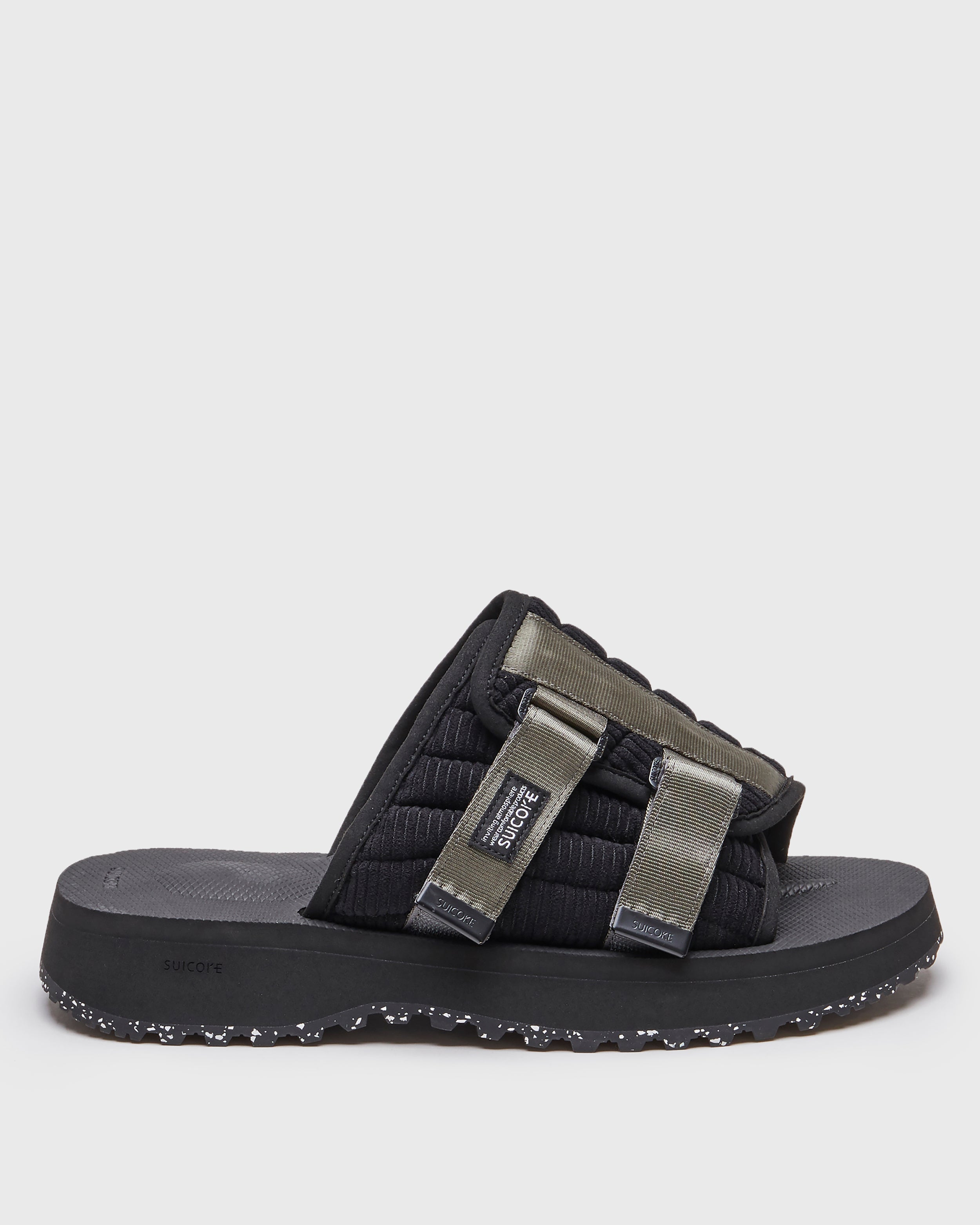 M*J様 美品　SUICOKE KAW 28cm Mens | Suicoke KAW-VS Suede Slide Sandal Black